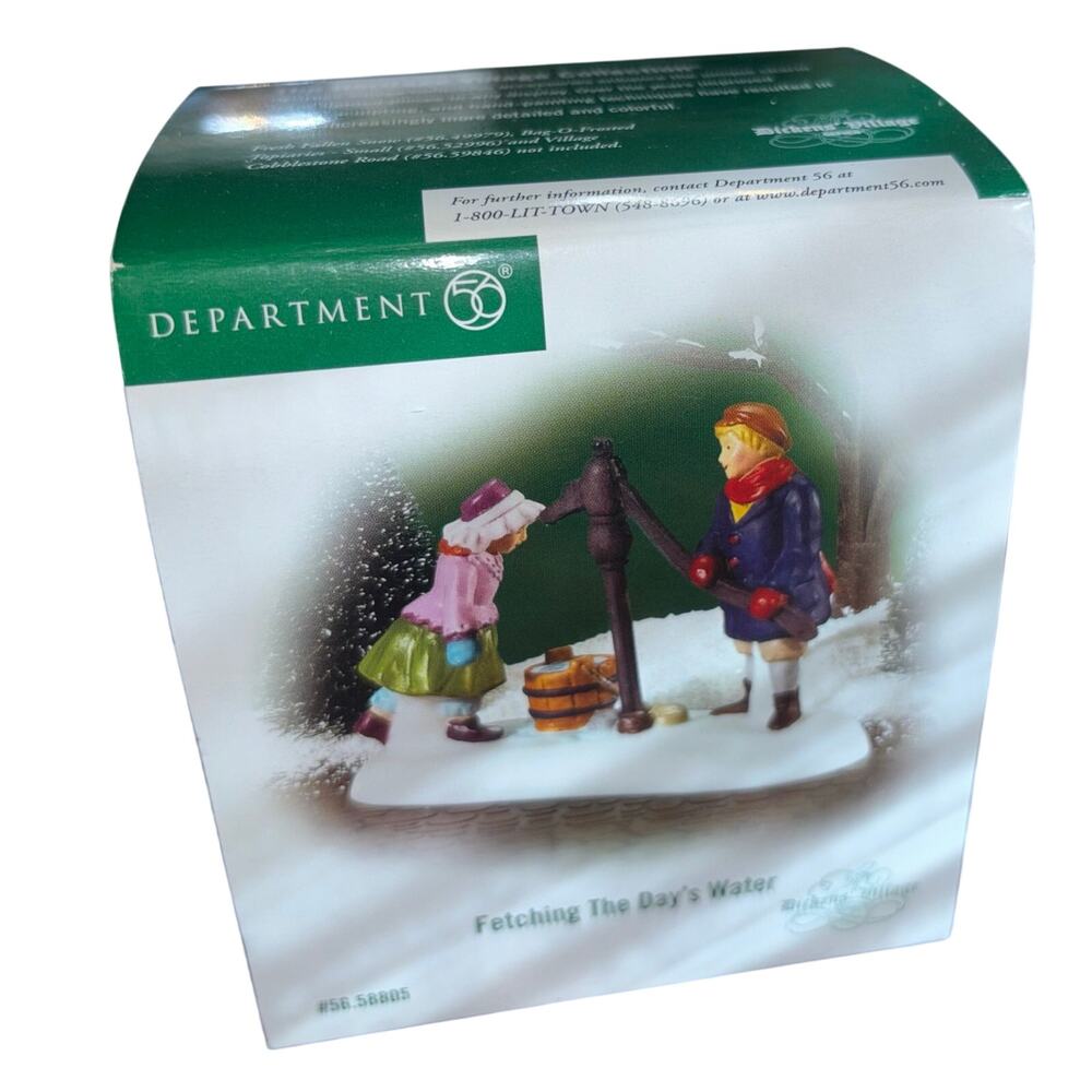 Department 56 Dickens Village “Fetching the Day’s Water” in box